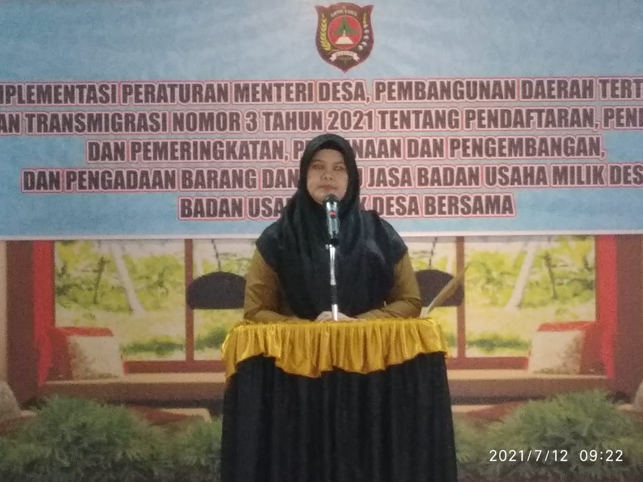Kepala DPMK Gayo Lues, Sartika Maya Sari, SSTP, MA. Beritasore/Muhammad Iqbal