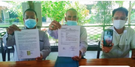 Tiga Pengacara Penasehat Hukum, Fauzi Iskandar,  Nasution,  SH,  Febriansyah Mirza,  SH,  Fadli Wanda,  dan Nurdin,  siap mendampingi dan melaporkan kasus yang menjadi korban penganiayaan korban Agung Lesmana, di Firdaus. Beritasore/Ist