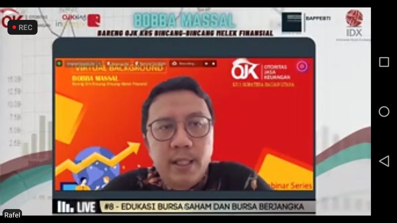 Kepala PT Bursa Efek Indonesia (BEI) Perwakilan Sumatera Utara, Muhammad Pintor Nasution. beritasore/laswie wakid