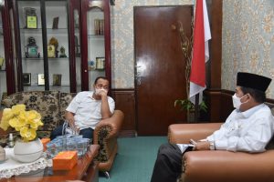 Kakanwil Provsu Sambut Audiensi Bupati Batubara