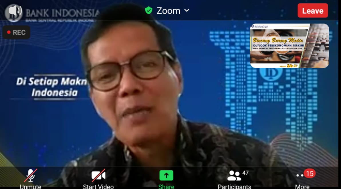 Kepala Perwakilan BI Wilayah Sumatera Utara Soekowardojo. beritasore/ist