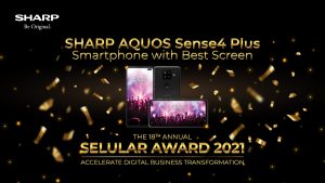 HP Sharp AQUOS Sense4 Plus Raih Penghargaan Best Screen