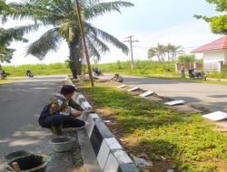 Dinas LH Langkat Segera Perbaiki Pulau Jalan Rusak