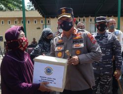 HUT Korps Marinir Ke -76 KSJ Gelar Baksos