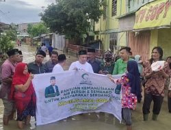 PD Al-Washliyah Batubara Bantu Korban Banjir Sergai