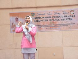 Peringatan HUT DWP Tapsel, Ny Dolly Pasaribu Ajak Jalin Kekompakan
