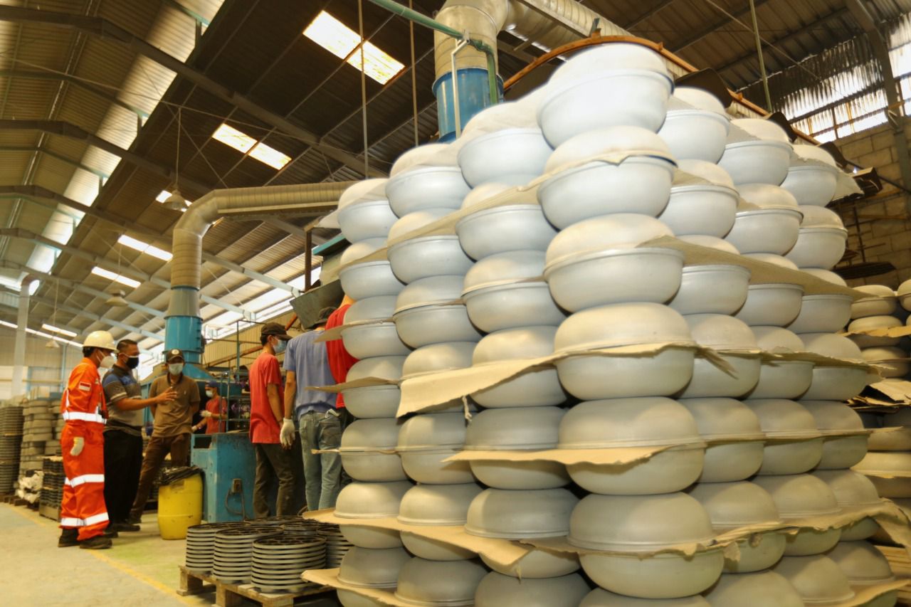 Salah satu kilang gas bumi milik PGN. beritasore/ist