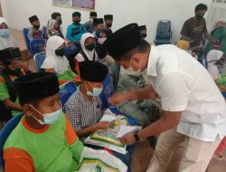 Anak Yatim Do’akan Bupati Dan Ketua Kadin Batubara