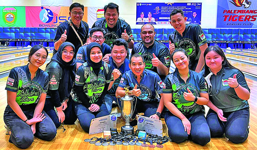 TIM Boling Pelatda Sumut berhasil menyabet 1 medali emas, 6 perak dan 5 perunggu dalam Kejurnas Boling Soetopo Jananto 2021 di Jakabaring Sport City (JSC) Bowling Center, Palembang, Sumatera Selatan. beritasore/ist