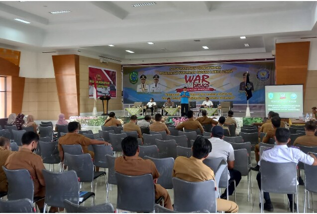 Sosialisasi P4GN di lingkungan Pemerintah Kabupaten Padang Lawas Utara, Selasa (30/11/2021). Beritasore/ist