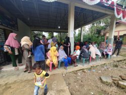 Masyarakat Suka Ramai Satu Antusias Vaksin Di  Polres Aceh Tamiang