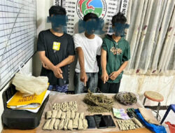 Polres Pematang Siantar Bekuk Pemilik Ganja 1,37 kg
