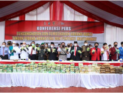 Poldasu Musnahkan 253 Kg Sabu