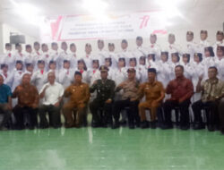 SMKN 1 Percut Sei Tuan Kukuhkan 60 Anggota Paskibraka 2022