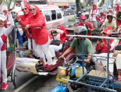 Dewan UMKM Sumut Konvoi Meriahkan HUT Ke – 77 RI