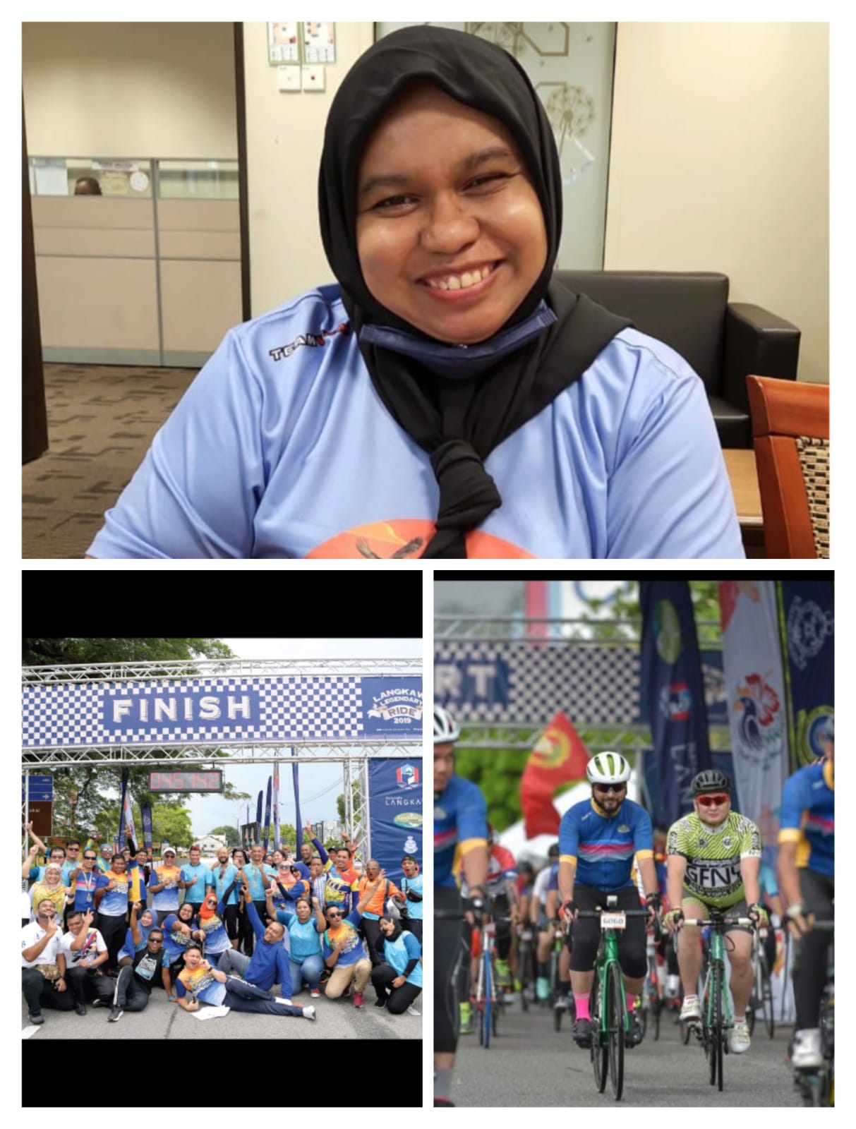 Berita Sore/ist Azura Zainol Abidin dari Tough Gorilla selaku Event Organiser Lengendary Ride Langkawi.