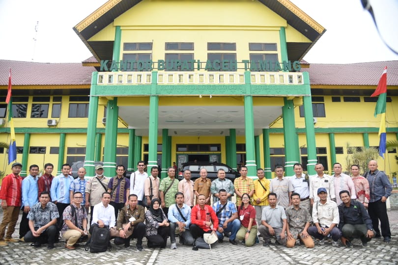 Berita Sore/Birong RT Rombongan Pemerintah Kabupaten Tapanuli Selatan saat menggelar kunjungan ke Kab.Aceh Taming pada Selasa (2/8) lalu.