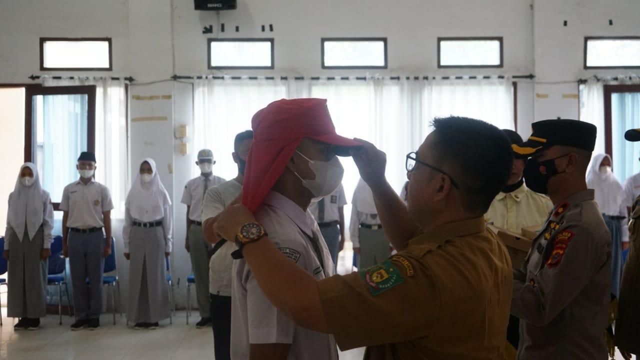 Beritasore/ist Pelatihan dan pembekalan calon anggota Paskibraka Kabupaten Langkat Tahun 2022 resmi dibuka, di Gedung PKK Kabupaten Langkat, Stabat, Senin(1/8/2022)