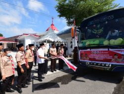 Bupati Batu Bara Lepas 17 Kwarcab Jambore Nasional Ke-XI