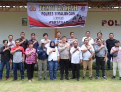 Kapolres Simalungun Temu Ramah Dengan Insan Pers