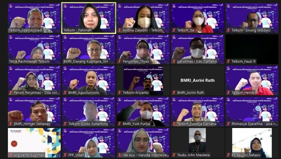 Berita Sore/ist Telkom sosialisasi P3DN secara daring kepada 5 BUMN Senin (15/8/2022).