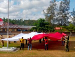  17 Tahun Perdamaian Aceh, Pemuda Bireuen Kibarkan Bendera Raksasa