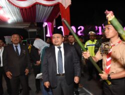 Bupati – Forkopimda Tapsel Lepas Pawai Obor HUT RI