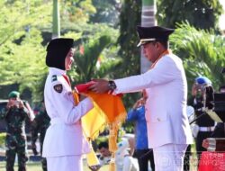 Bupati Padang Lawas Inspektur Upacara HUT RI Ke -77