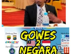 Konjen Malaysia Gelar “Gowes Dua Negara”