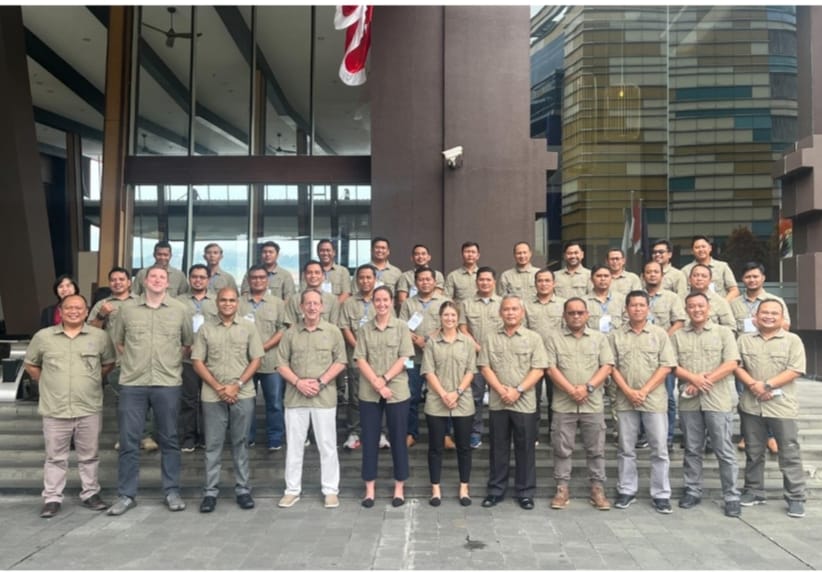 Angkatan Laut AS dan Indonesia foto usai latihan di Bogor Rabu (31/8/2022). beritasore/ist