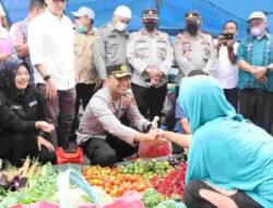 Polres – Pemkab Tapsel Pastikan Ketersediaan Bahan Pokok Di Pasar Sigalangan