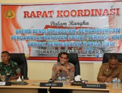 Polres Dan Pemkab.Batu Bara Gelar Rapat Koordinasi Skema BBM