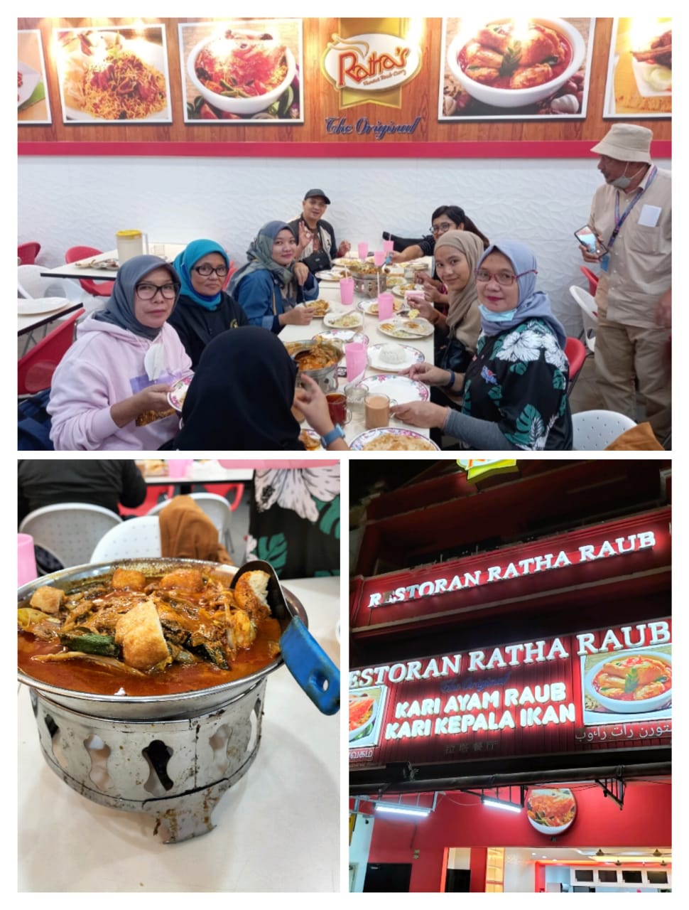 Wartawan Tourism Malaysia Medan mencicipi menu best seller di outlet Gohtong Jaya, Genting Highland. Pada Selasa (7/9/2022) malam. beritasore/ist