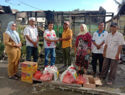 DPC Bravo-5 Salurkan Bantuan Korban Kebakaran