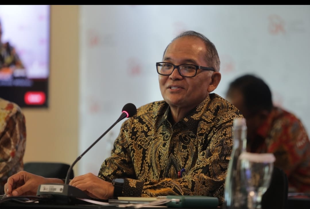 Kepala Eksekutif Pengawas IKNB OJK Ogi Prastomiyono berbicara kepada wartawan secara virtual Selasa (13/9/2022). beritasore/laswie wakid