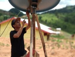 Dua Desa Aek Bilah Kini Nikmati Akses Internet