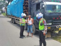 Sat Lantas Polres Siantar Laksanakan Penindakan ODOL