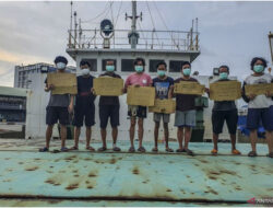 Delapan Awak Kapal Terdampar Di Taiwan Dipulangkan Ke Indonesia