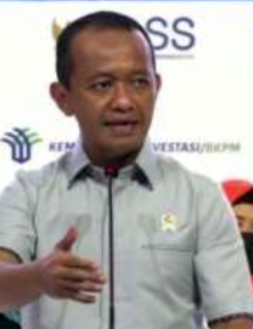 Menteri Investasi/Kepala BKPM Bahlil Lahadalia.beritasore/ist