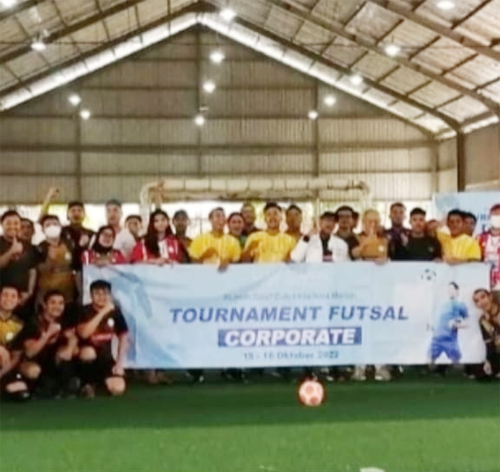 Turnamen Futsal Corporate jalin silaturahmi. Beritasore/Ist