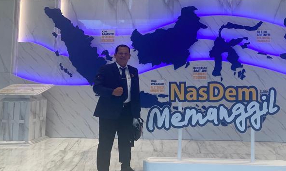 Sang Pejuang Dhuafa Kombes Pol (Purn) H.Ikhwan Lubis SH,MH hadiri rapat koordinasi Program DPP Partai Nasdem di kantor Dewan Pusat Partai Nasdem Jln. Agus Salim Jakarta Pusat pada Rabu (14/10/2022) pekan lalu.beritasore/alirsyah