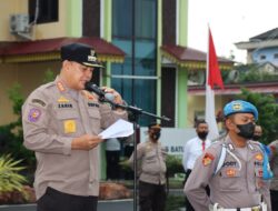 Bupati Batubara Pimpin Apel Gelar Pasukan Toba 2022