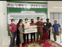 Pasar Modal Bantu Kaki Palsu Dan Pembangunan Sekolah Di Sumut