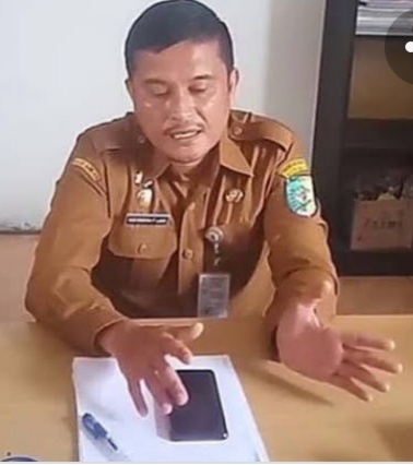 Kepala Dinas Pemberdayaan Masyarakat Desa Kabupaten Batu Bara Radiansyah F.Lubis S,Sos Senin (10/10/2022).beritasore/alirsyah
