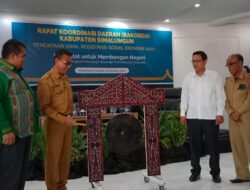 BPS Sosialisasi Pendataan Awal Regsosek Di Simalungun
