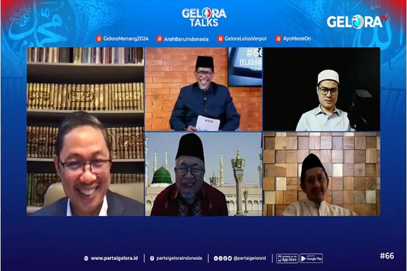 Gelora Talk bertajuk 'Teladan Nabi Muhammad SAW, Pemimpin Teragung Sepanjang Zaman, Rabu (12/10/2022) di Jakarta.beritasore/ist