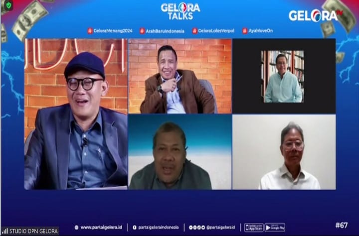 Gelora Talk bertajuk 'Waspada Resesi Ekonomi 2023 Mengintai, Bagaimana Kesiapan Indonesia?', Rabu (19/10/2022) di Jakarta. Beritasore/ist