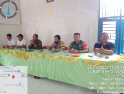 Polsek Lab.Ruku Gelar Sosialisasi Aktif Pos Kamling