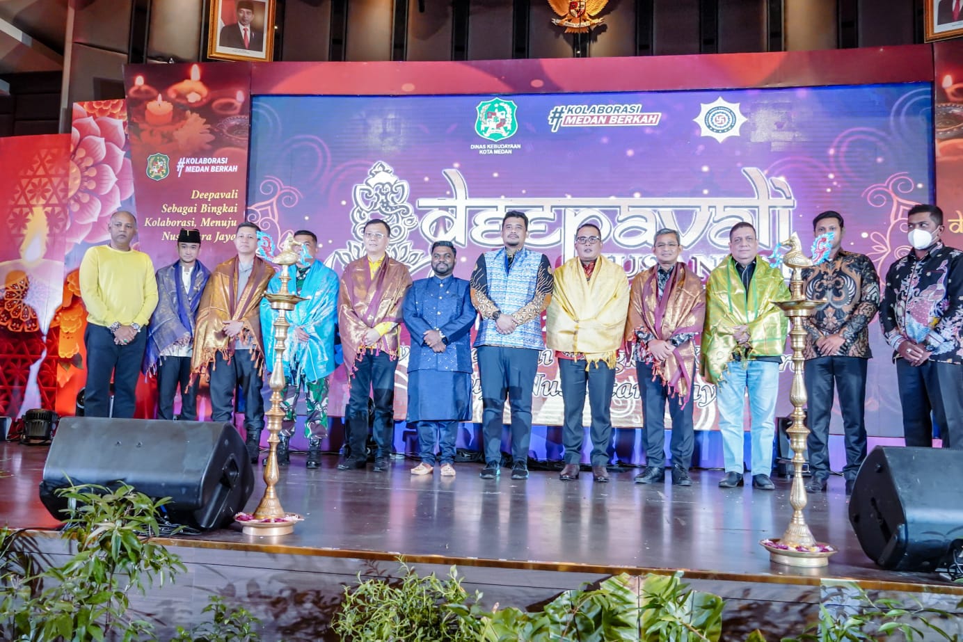 Walik Kota Medan Bobby Nasution saat menghadiri Perayaan Deepavali Nusantara Tahun 2022  di Le Polonia Hotel, Kamis (27/10) malam. beritasore/ist
