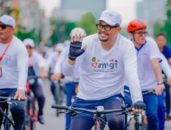 Bobby Bersepeda Santai Dengan Wali Kota Peserta Pertemuan Ke-5 IMT GT